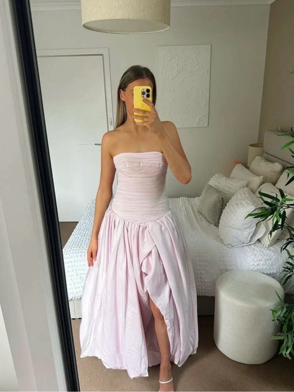 Aje Violette Bubble Hem Maxi Dress